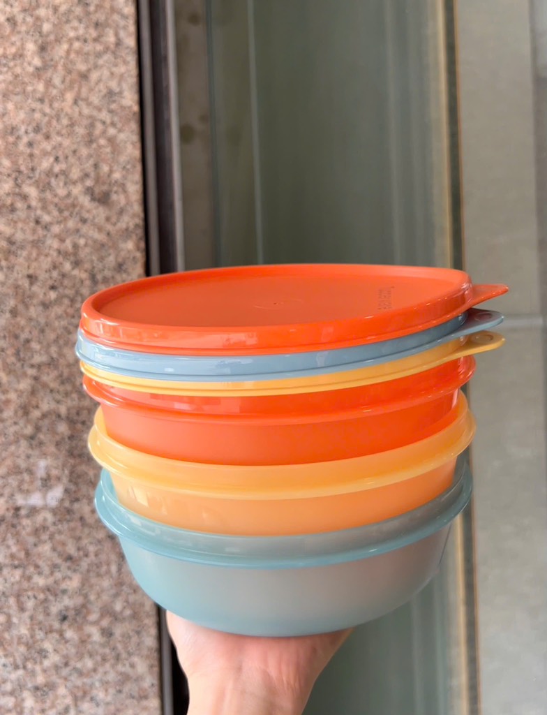 Hộp Tupperware Bowl Tròn  1L + 1.5L + 2L -  Tupperware Chính Hãng