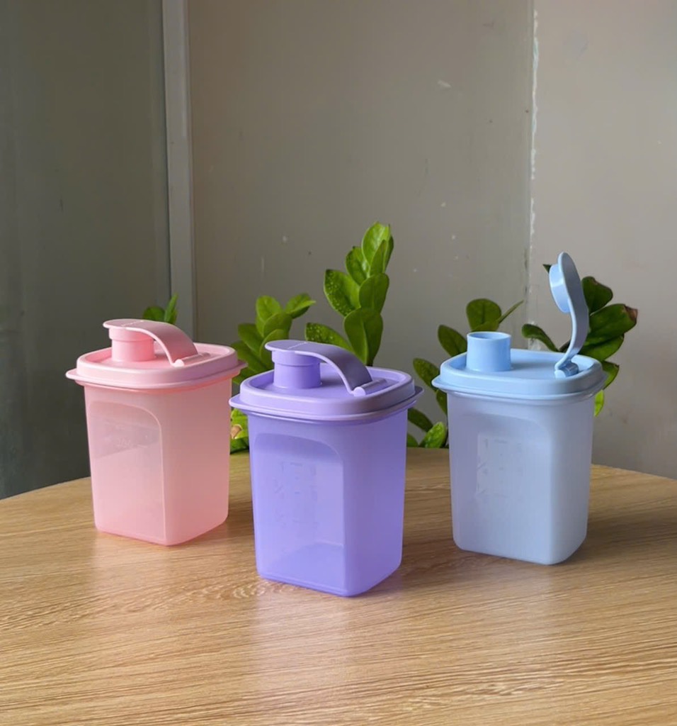 Bộ3 Bình Tupperware Slim 350ml - Tupperware Trung Chính Hãng