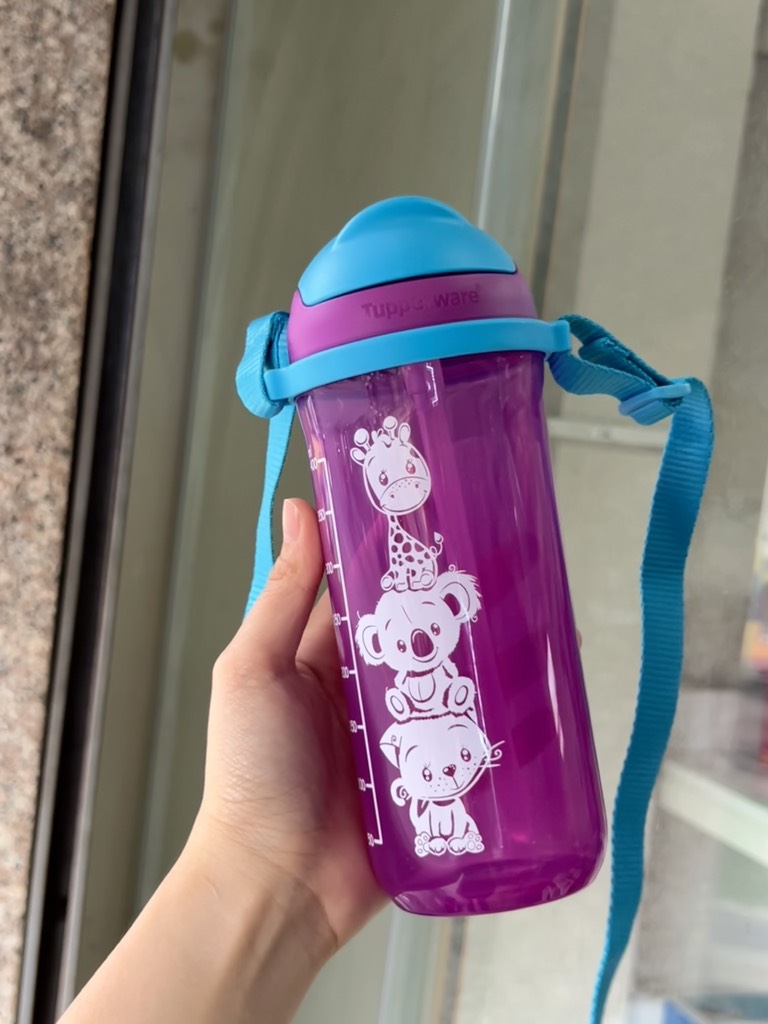 Bình Nước Tupperware Twinkle Straw Tumbler 500ml - Có Ống Hút + Quai Đeo - Tupperware Malaysia Chính Hãng