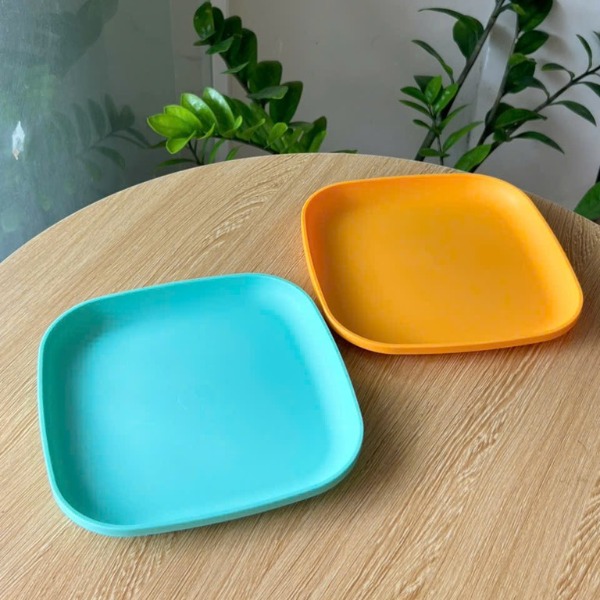 Combo Bộ Đĩa Tupperware Vuông 20cm -  4 Màu - Năm 2025 - Tupperware Trung Chính Hãng