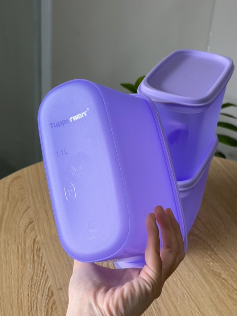 Hộp Trữ Khô Tupperware Vuông Oval Smart Saver - Tupperware Malaysia Chính Hãng