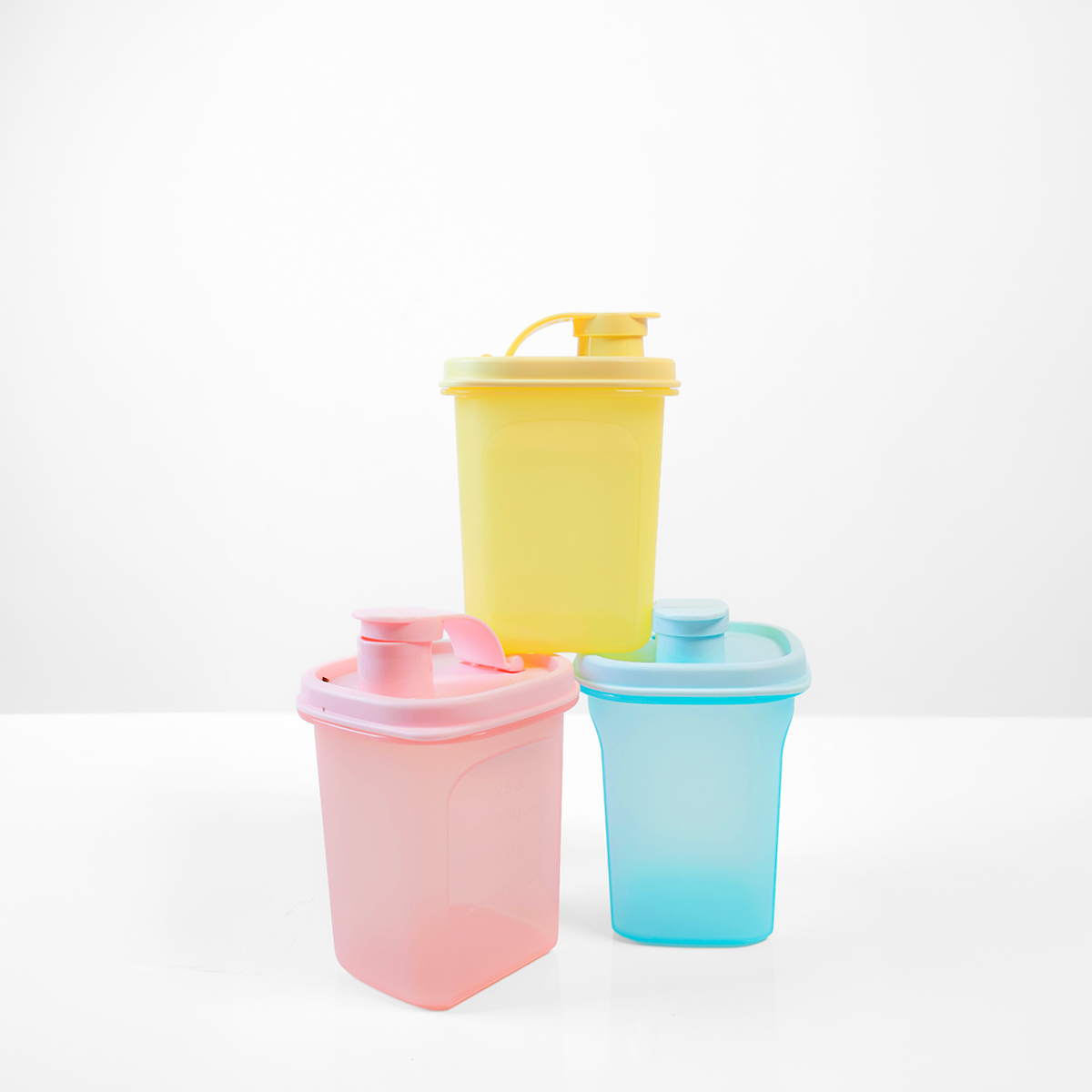 Bộ 3 Bình Nước Tupperware Slim Line Mini 350ml - Màu 2026