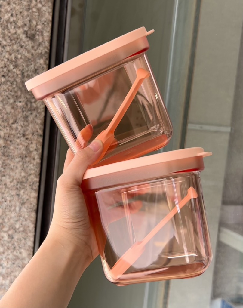 Hộp Gia Vị Tupperware Unami 500ml-Có Muỗng Tupperware Malaysia Chính Hãng