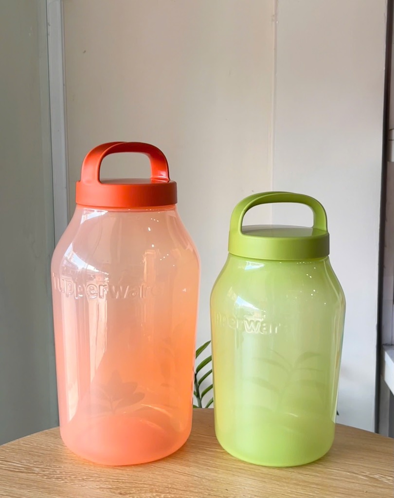 Bình  Tupperware Jar 3L& 4.5L - Có Quai  - New Tupperware Chính Hãng