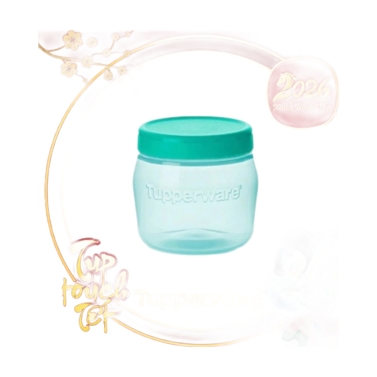Bình Đựng Tupperware Jar 325ml - Màu Xanh