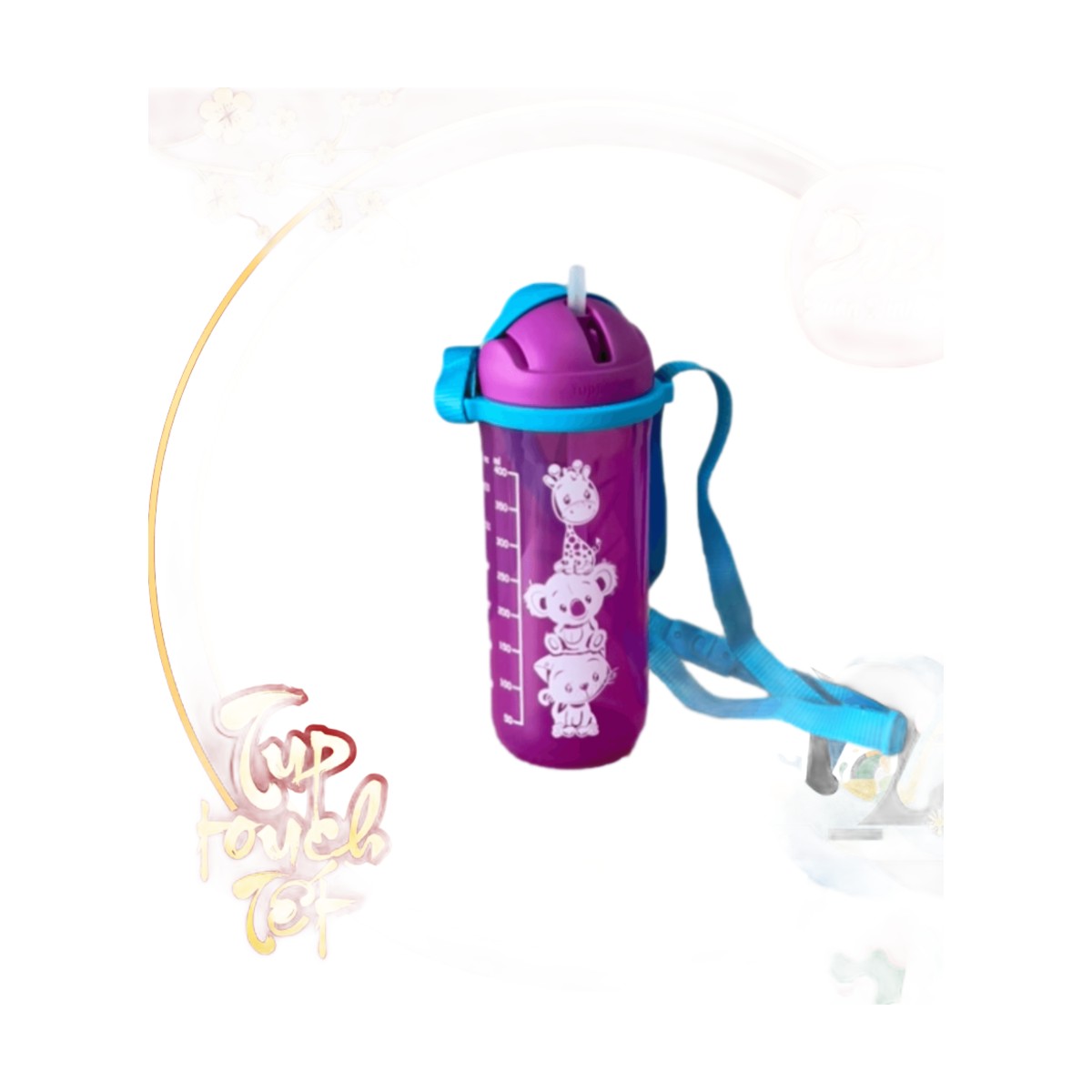 Bình Nước Tupperware Twinkle Straw Tumbler 500ml Có Ống Hút