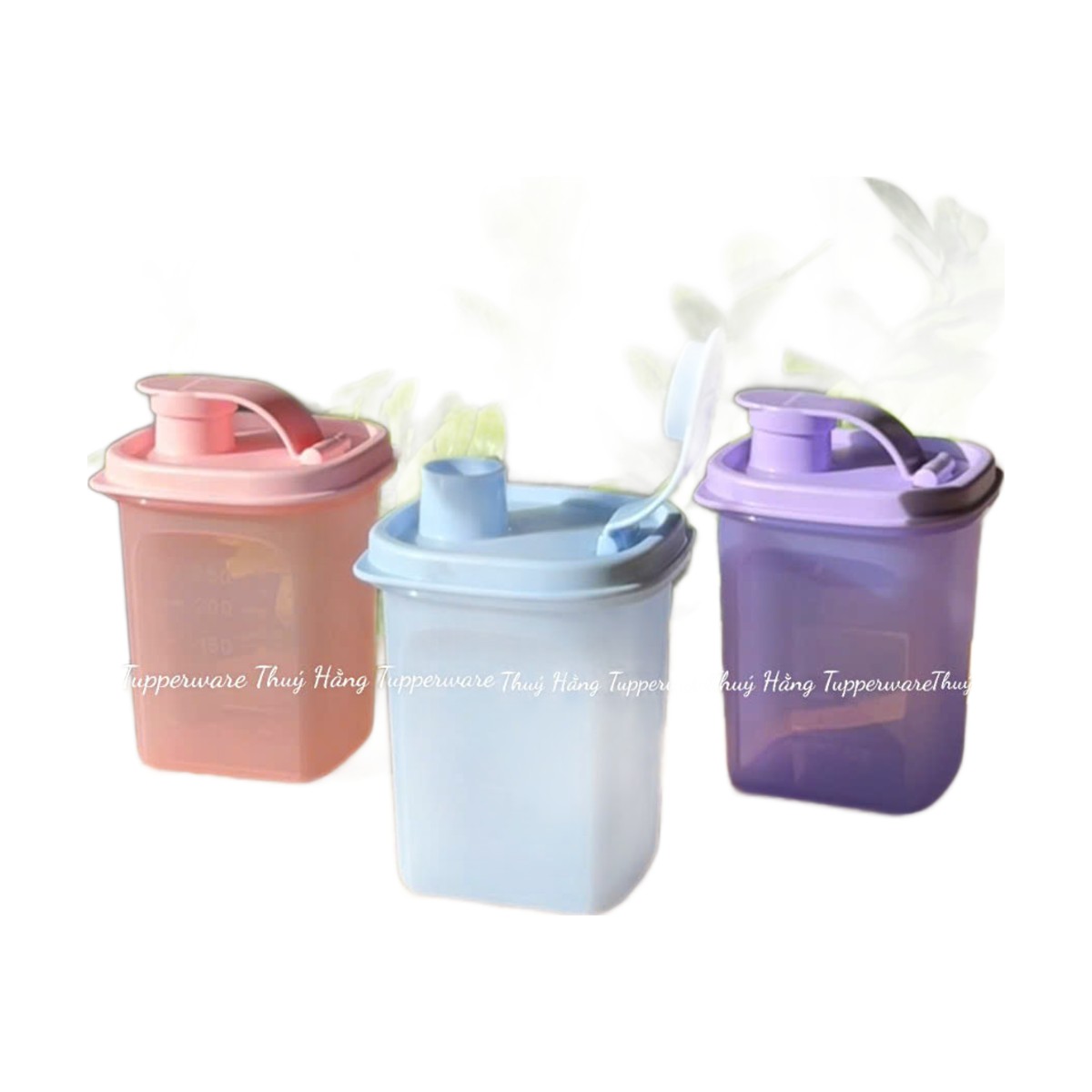 Bộ 3 Bình Nước Tupperware Slim Line Mini 350ml - Màu 2026