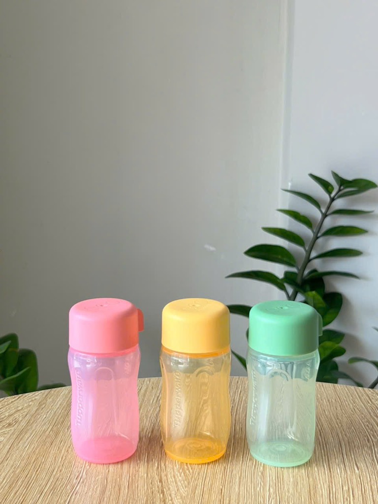 Bộ 3 Bình Tupperware Eco 90ml - 3 Màu - Tupperware Trung Chính Hãng