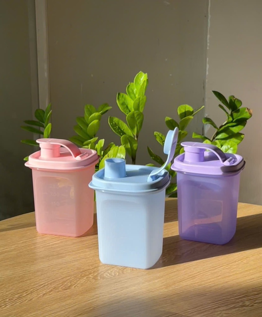 Bộ3 Bình Tupperware Slim 350ml - Tupperware Trung Chính Hãng