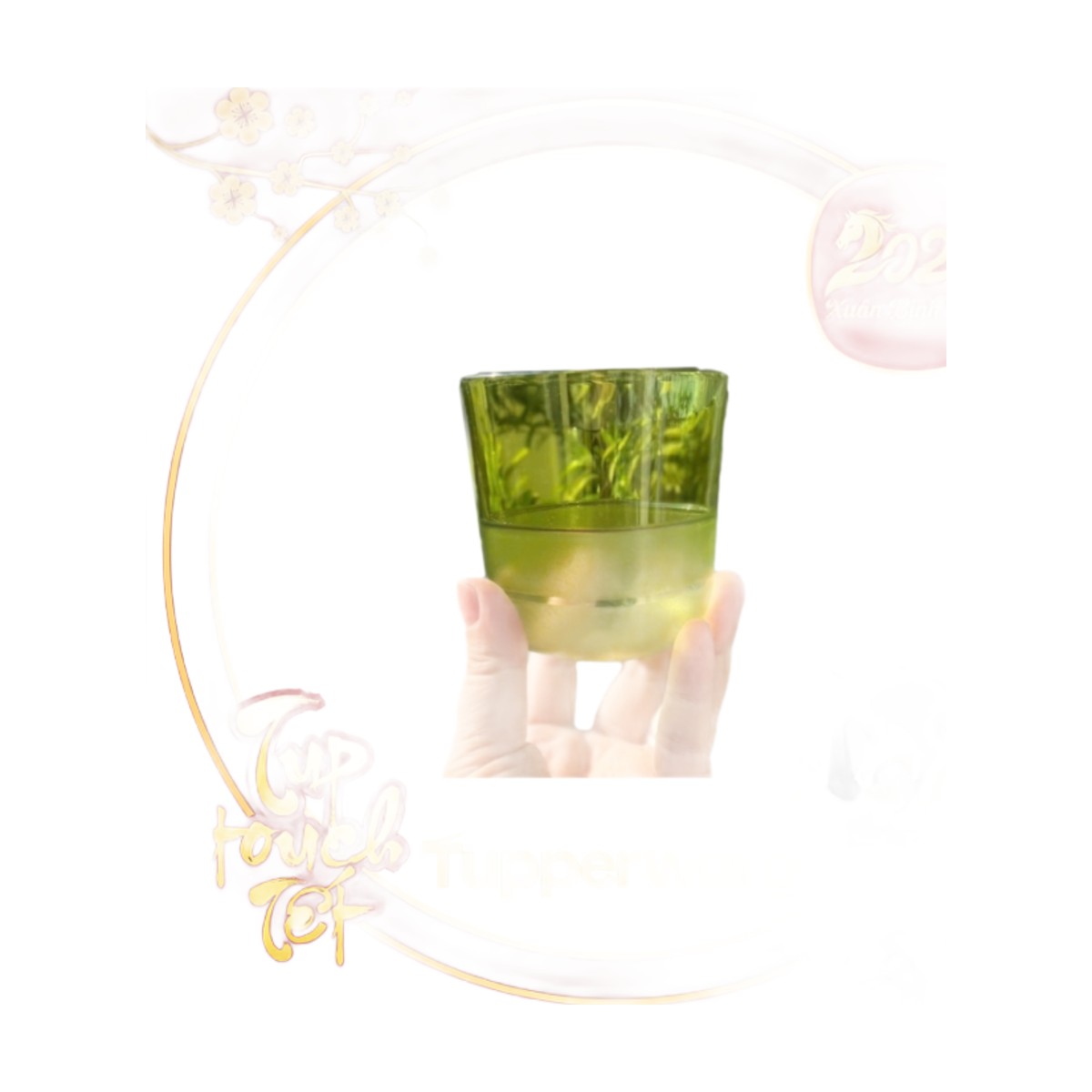 Cốc Tupperware 230ml - Xanh Lá