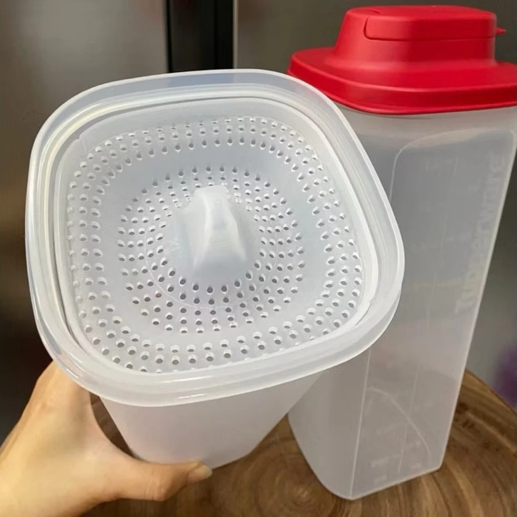 Bình Nước Tupperware Tasty 2L - Kèm Nắp Chặn Lọc - Tupperware Trung Chính Hãng
