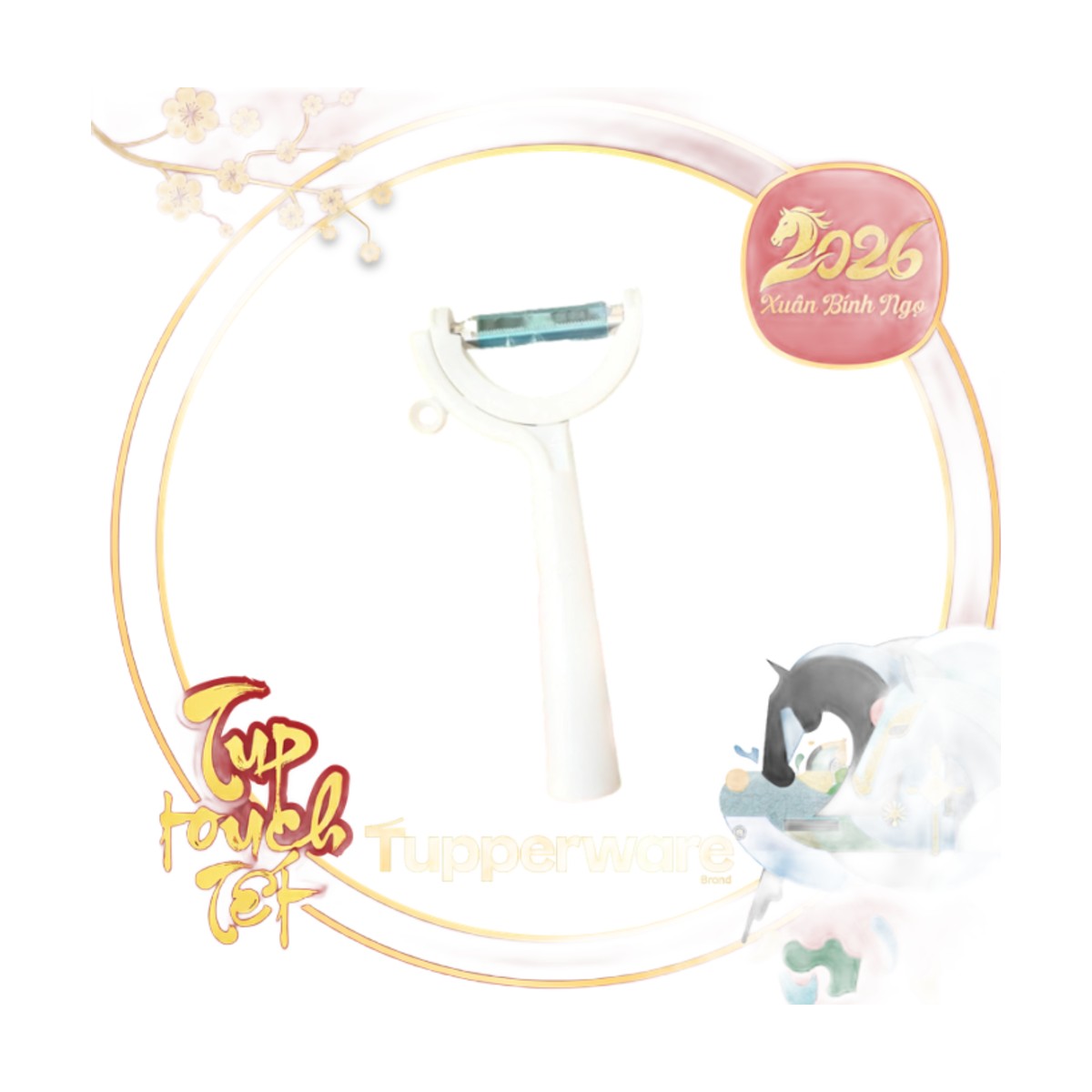 Dụng Cụ Gọt Vỏ Tupperware Twistable Peeler Impulse