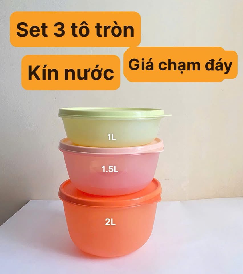 Tuptrung Trữ mát và khô Modular Bowl (set)