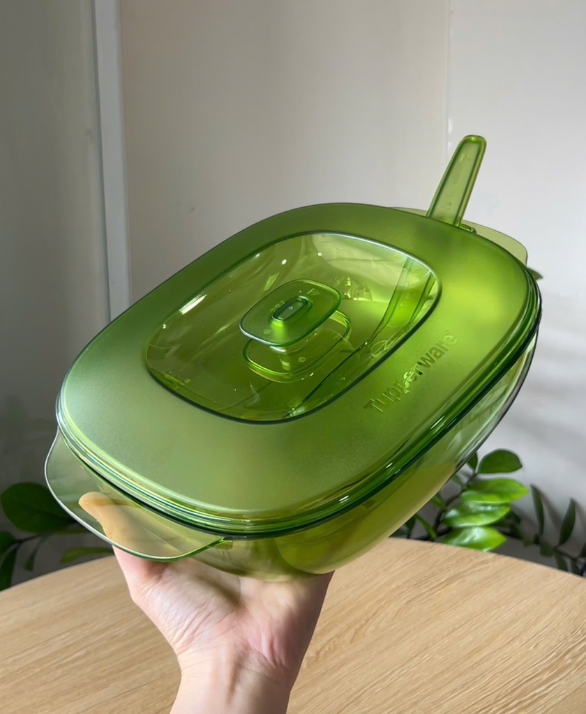 Tupmalay Tô Cơm Clear Bowl Kèm Vá Nắp Thân Trong