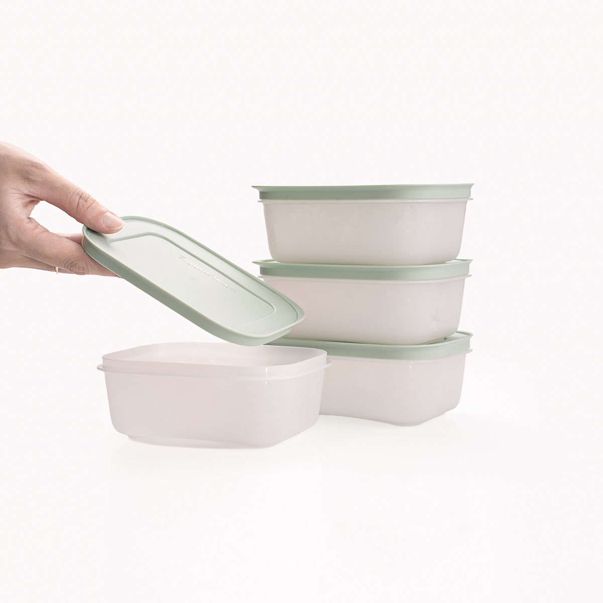Hộp Đựng Thực Phẩm Tupperware Trữ Đông  Freezable 450ml  - Đông Dẻo - New Tupperware Chính Hãng