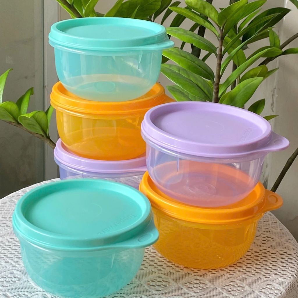 Tuptrung - Hộp Mát Bowl Tròn Thân Trong 260ml (01 Hộp)