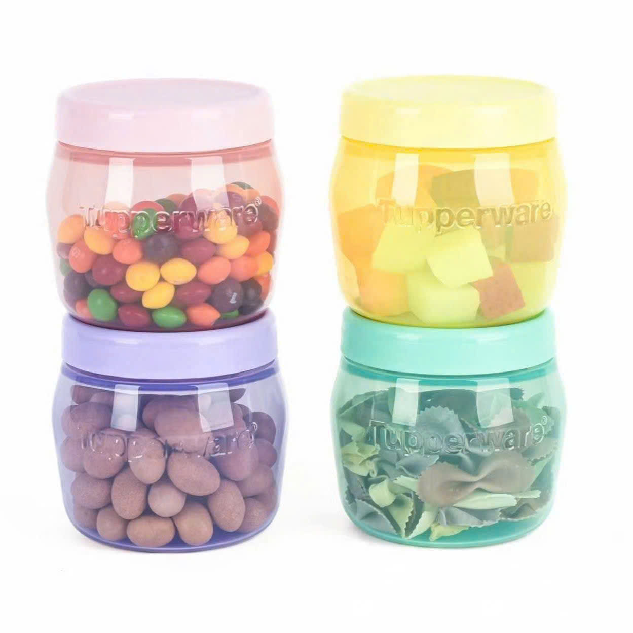 Bộ 4 Bình Tupperware Universal Jar 325ml - Tupperware Trung Chính Hãng