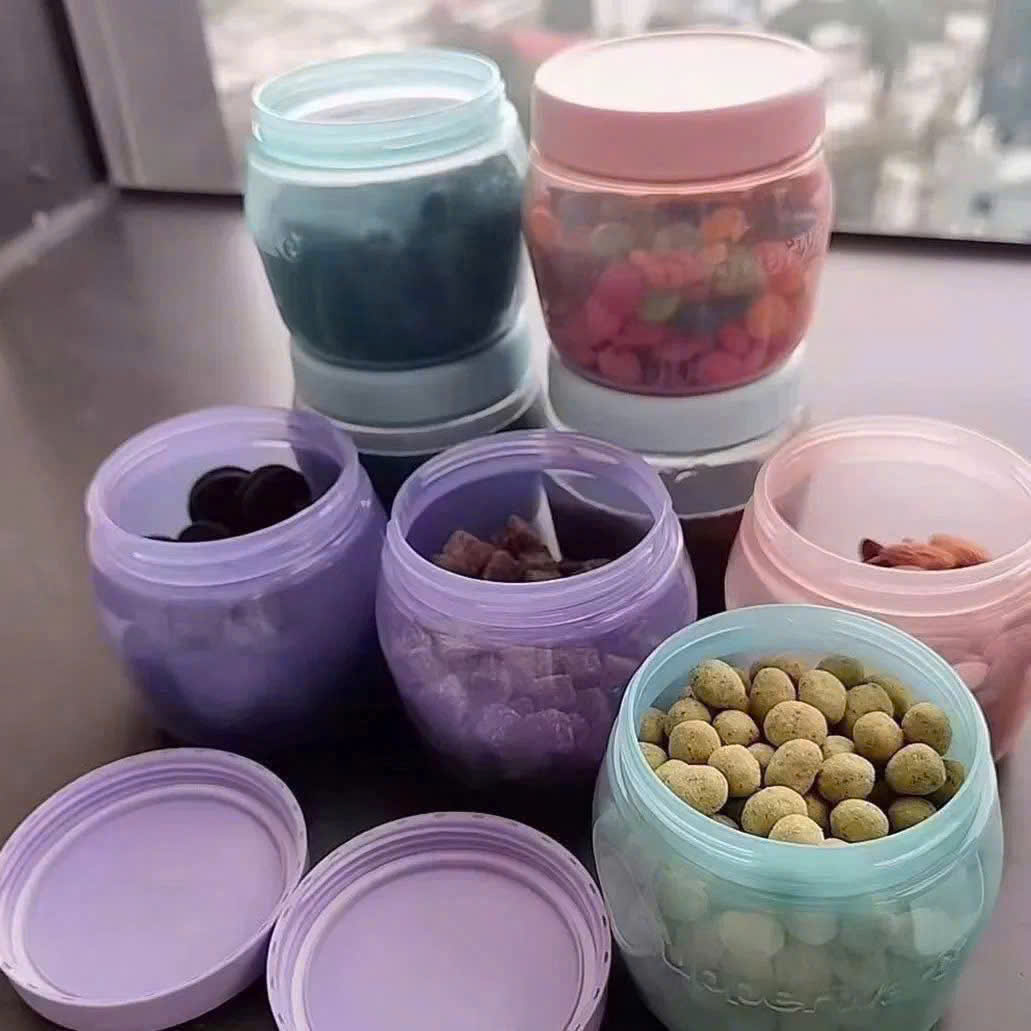 Bộ 4 Bình Tupperware Universal Jar 325ml - Tupperware Trung Chính Hãng