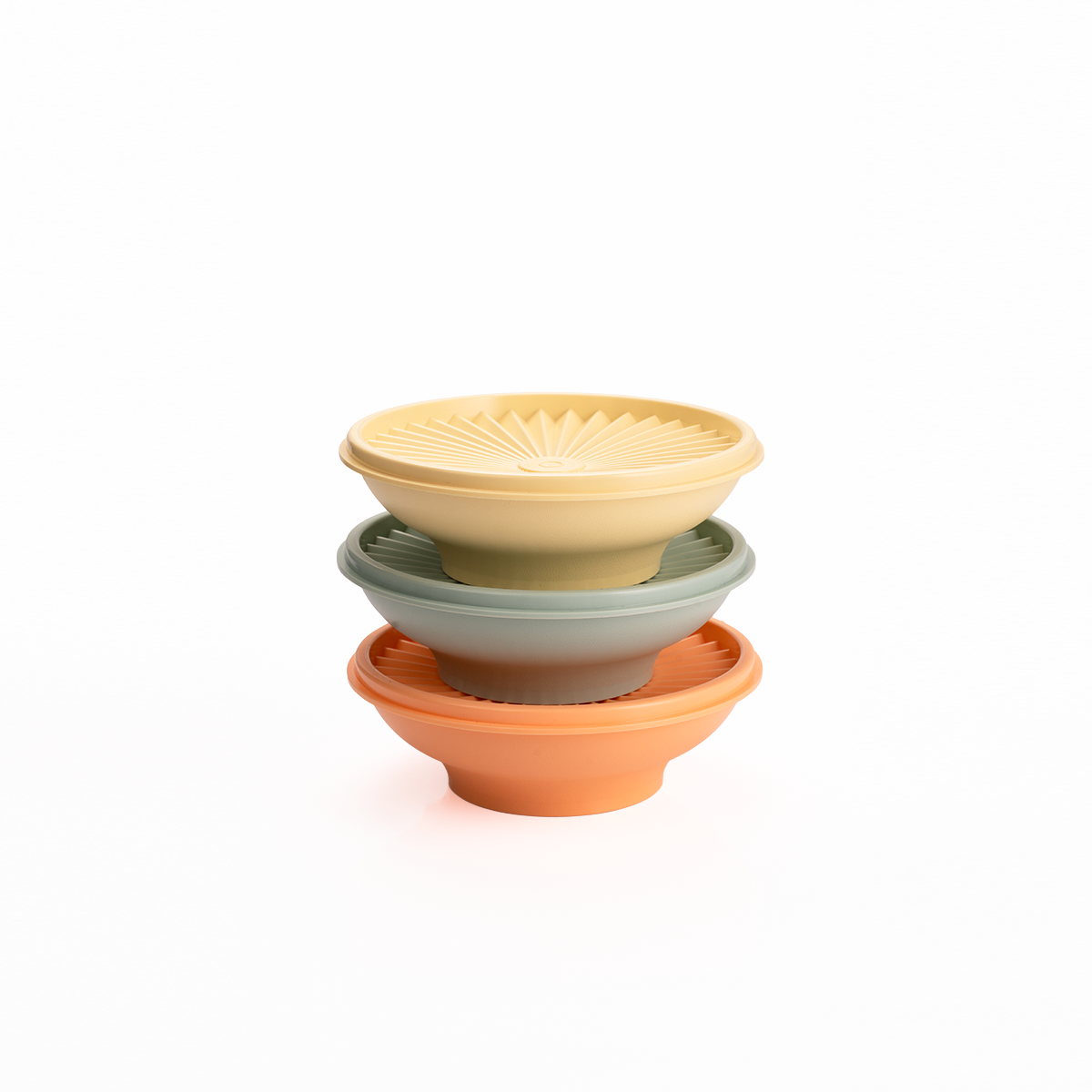 Trọn Bộ 3 Hộp Đựng Thực Phẩm Tupperware Trữ Khô Và Mát Heritage Bowl 400ml - New Tupperware