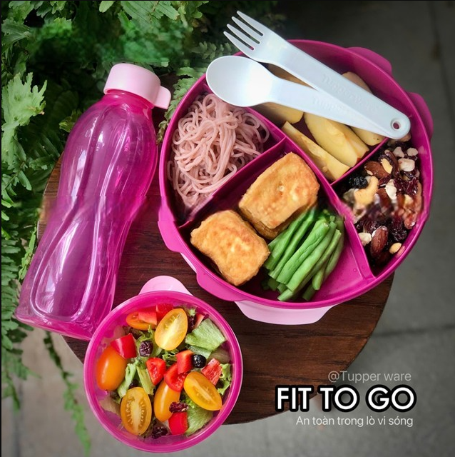 Hộp Cơm Fit To Go Màu Hồng (lẻ)