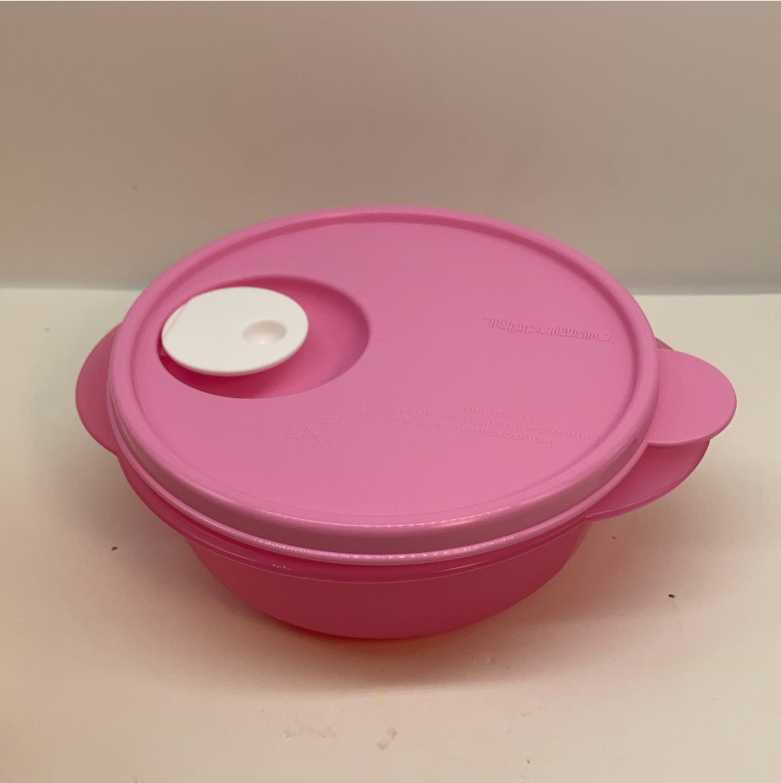 Hộp mát Tupperware 400ml quay LVS - màu hồng đậm