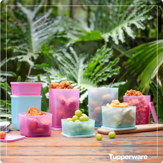 Bộ Hộp Tupperware Bảo Quản Thực Phẩm Pop Fiesta (8 Hộp)