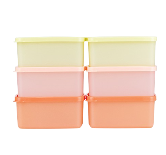 Bộ 6 Hộp Trữ Mát 400ml - Tupperware Trung Chính Hãng