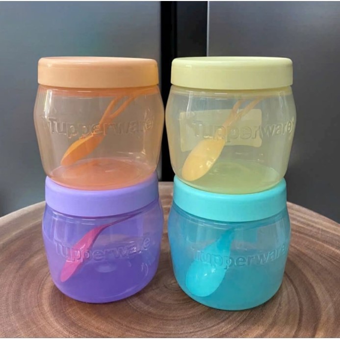 Bình Jar 325ml Tupperware - tím
