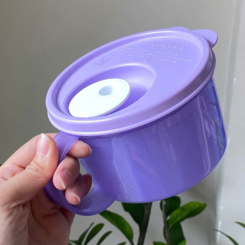 Tuptrung Bộ Hộp Cơm 3 Ngăn Màu Tím
