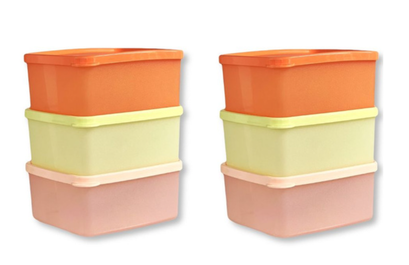 Bộ 6 Hộp Trữ Mát 400ml - Tupperware Trung Chính Hãng