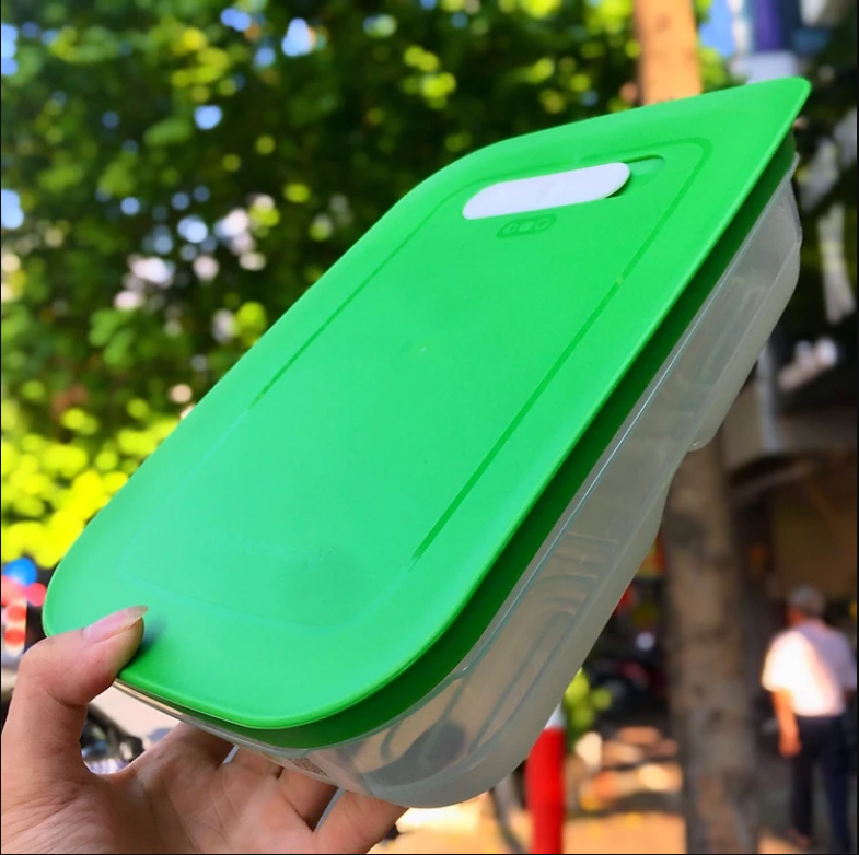 Combo Trọn Bộ Hộp Trữ Mát Tupperware Có Nút Hô Hấp VENTSMART 6 – Nhãn APAC