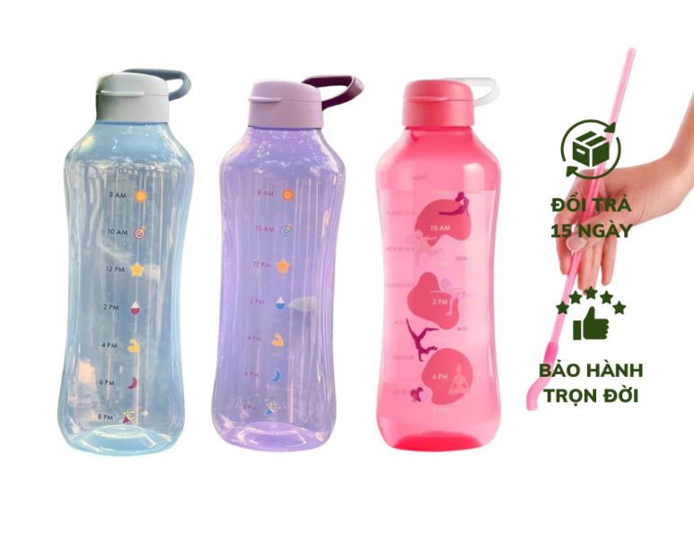 Bình Motivation 2L Pink Tupperware
