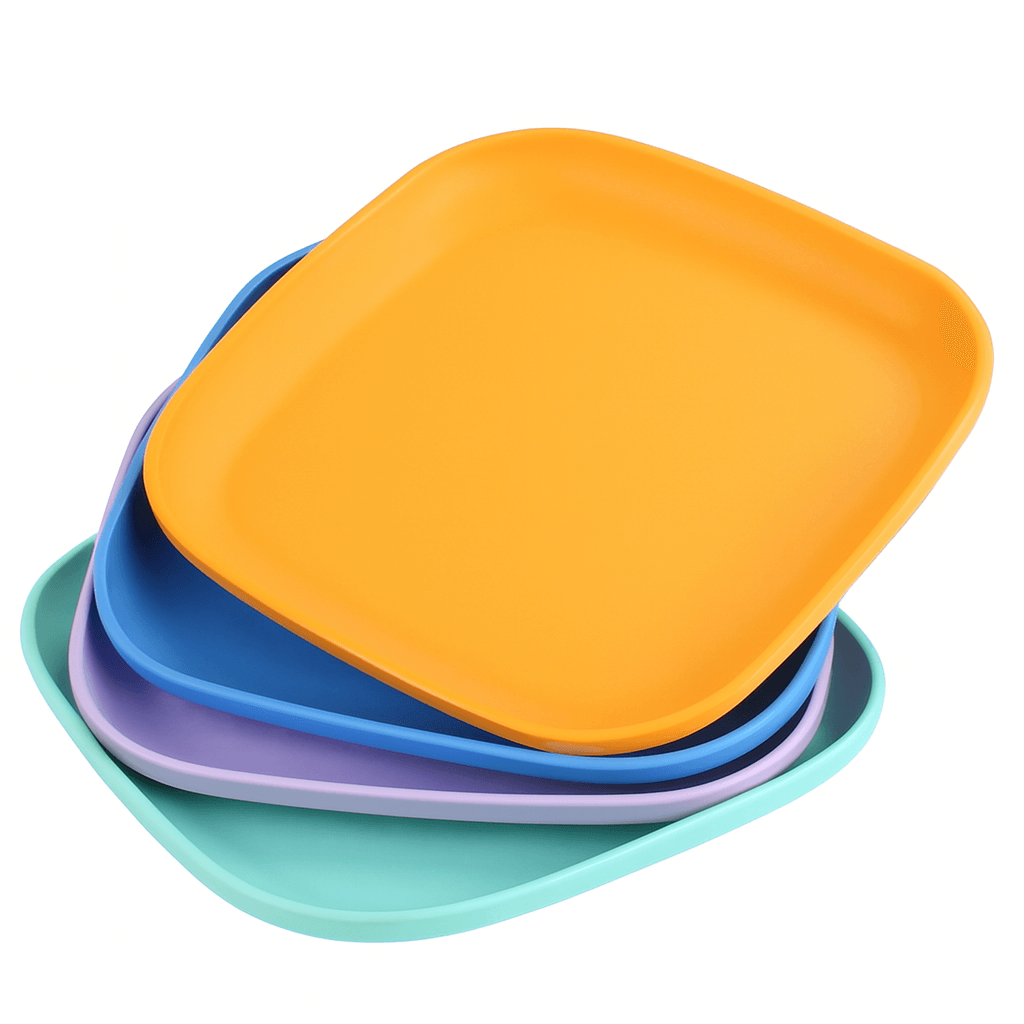 Combo Bộ Đĩa Tupperware Vuông 20cm -  4 Màu - Năm 2025 - Tupperware Trung Chính Hãng
