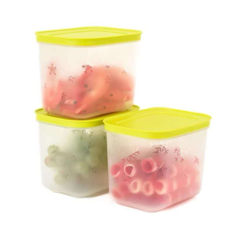 Tuptrung - Set 6 hộp đông thân trong bông tuyết (4 hộp 450ml+2 hộp 1.1L) - nắp cốm