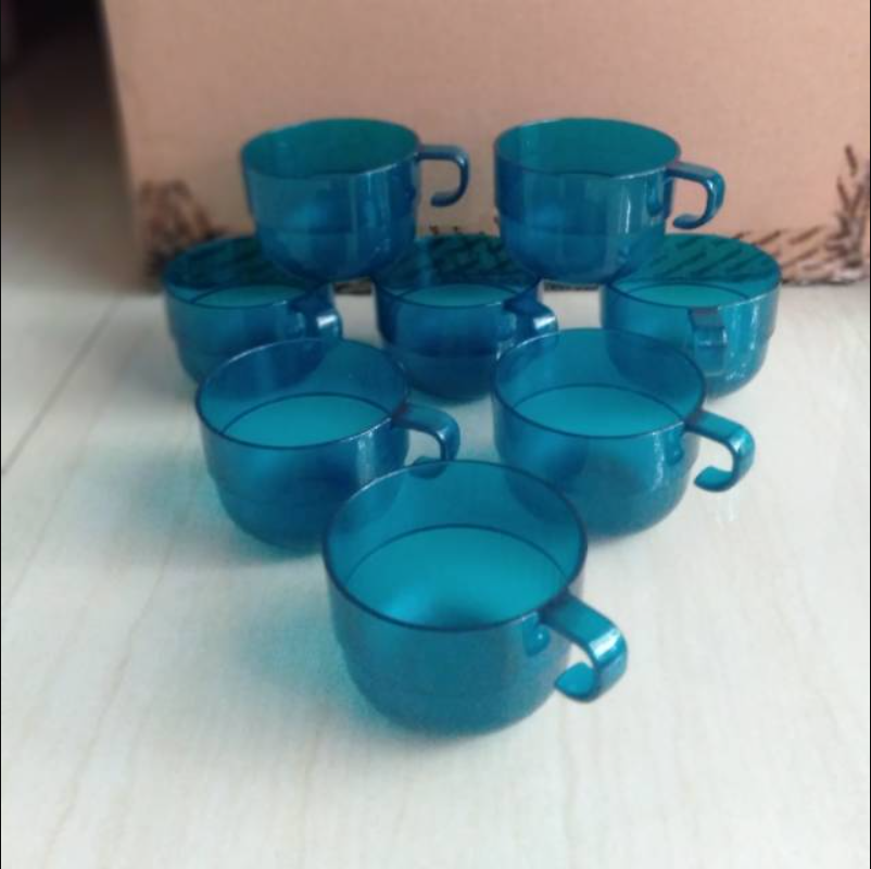 Set 4 Ly 190ml Tupperware - Xanh dương nhạt