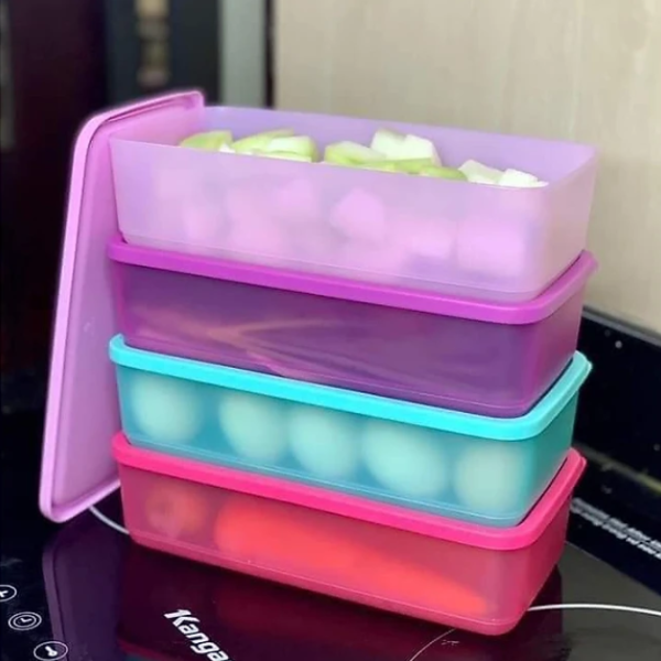 Bộ 4 Hộp Tupperware Bảo Quản Thực Phẩm Pak N Stor - Tupperware Chính Hãng