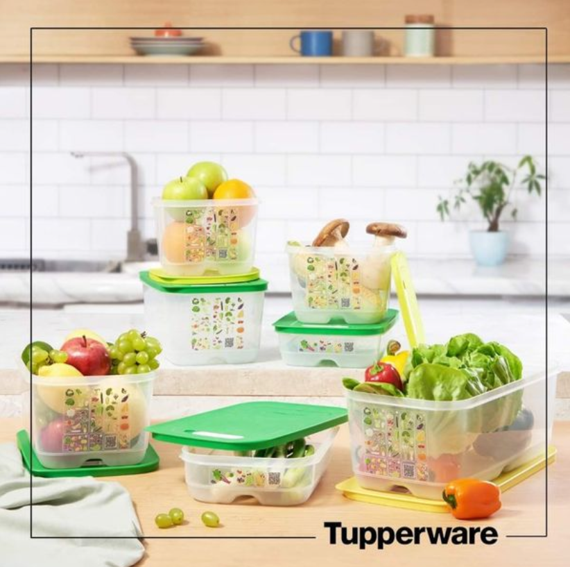 Hộp Trữ Mát Tupperware Ventsmart Có Nút Hô Hấp