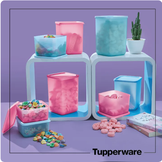 Bộ Hộp Tupperware Bảo Quản Thực Phẩm Pop Fiesta (8 Hộp)