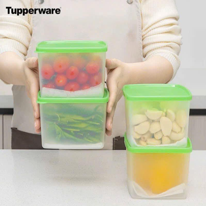 Bộ 4 Hộp Tupperware Trữ Mát 840ml - Thân Trong - Tupperware Chính Hãng