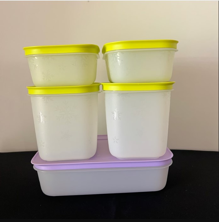 Hộp Tupperware Trữ Đông 1.1L- Đông Thân Trong Nắp Cốm - Tupperware Trung Chính Hãng