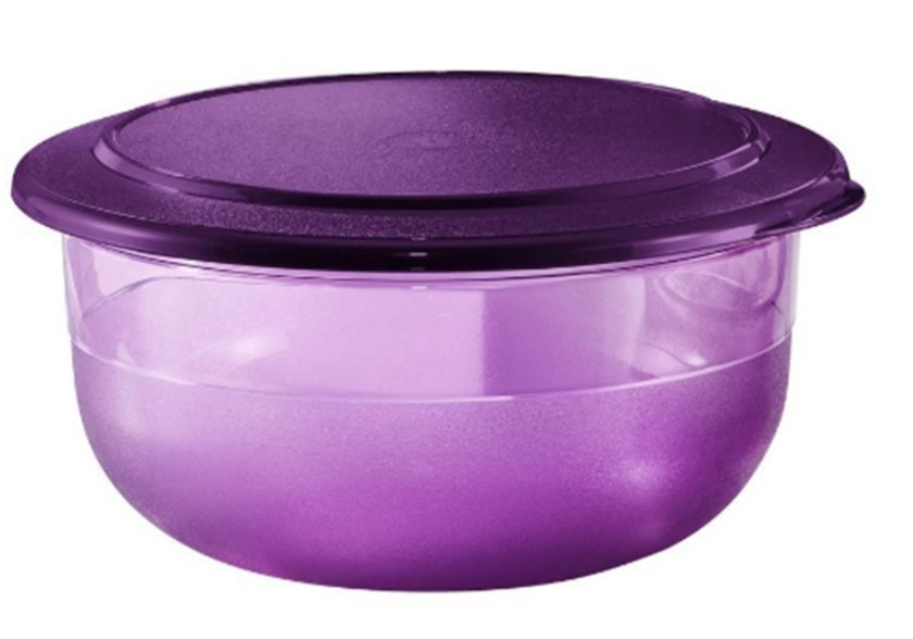 Hộp Tô Tròn Tupperware Tím Original JoyServe Bowl Medium 2.5L - Tupperware  Malaysia Chính Hãng