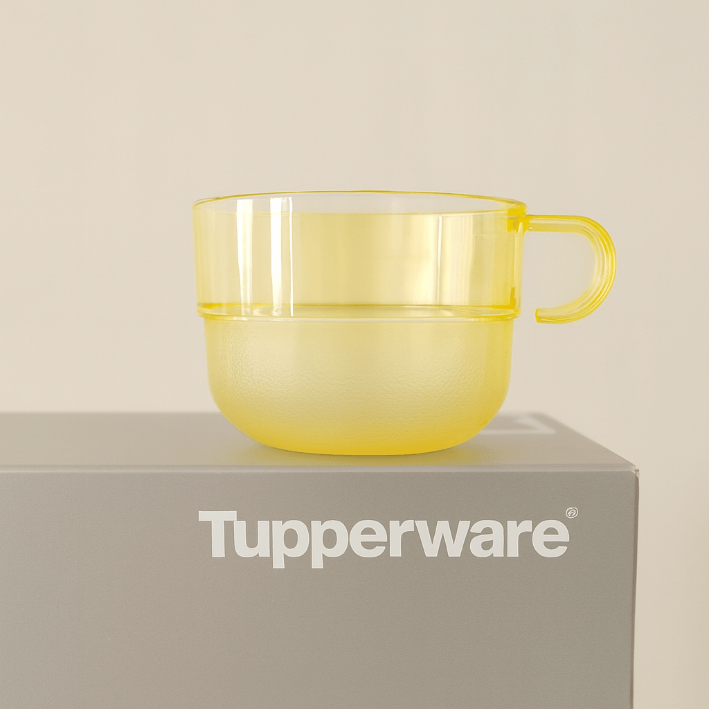 Set 4 Ly 190ml Tupperware - Vàng chanh