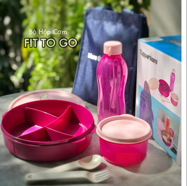 Hộp Cơm Fit To Go Màu Hồng (lẻ)