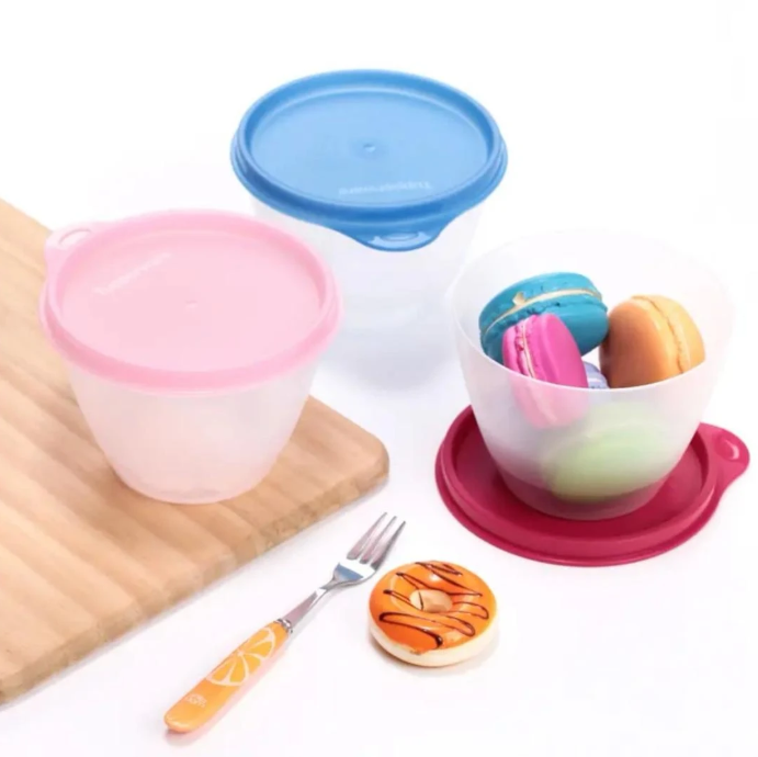 Set 2 Hộp tròn 400ml Tupperware