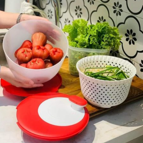Dụng Cụ Quay Rau Tupperware Spinning Chef