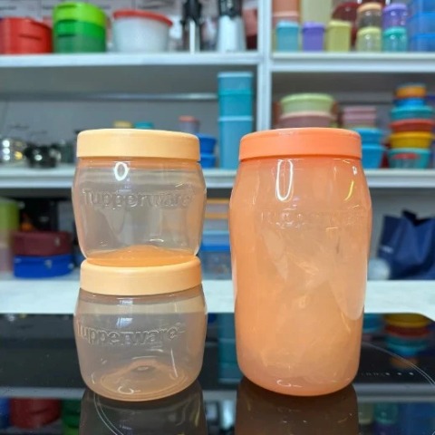 Bình Jar 325ml Tupperware - cam