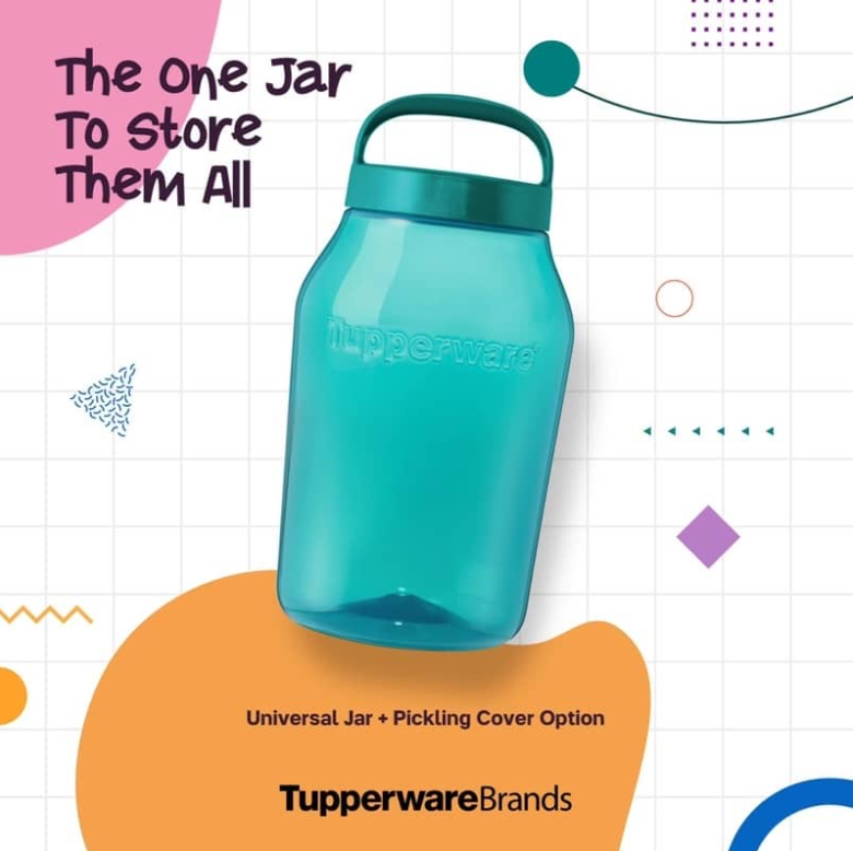 Bình  Tupperware Jar 3L& 4.5L - Có Quai  - New Tupperware Chính Hãng