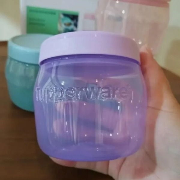 Bình Jar 325ml Tupperware - tím