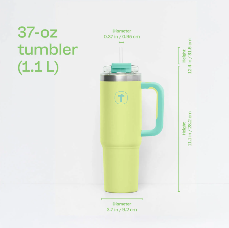Tuptrung - Ly Giữ Nhiệt Tupperware Big T Có Ống Hút 660ml / 1.1L