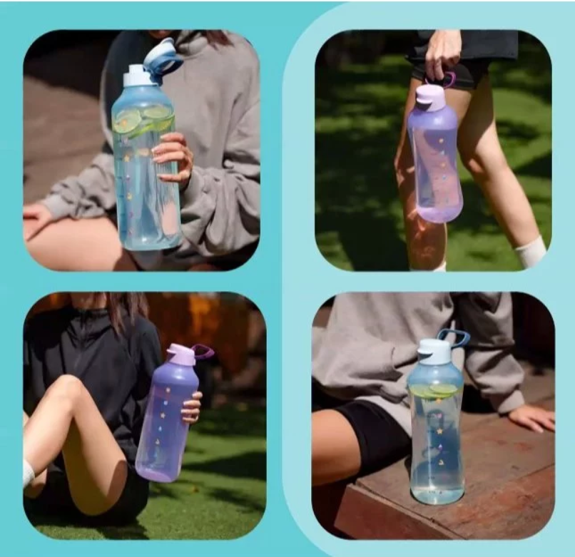 Bình Nước Tupperware 2L Có Vạch Chia Motivation